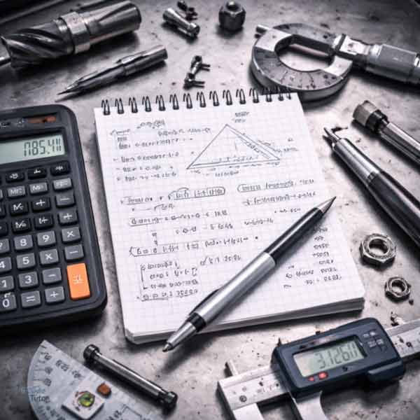 machine shop maths exam