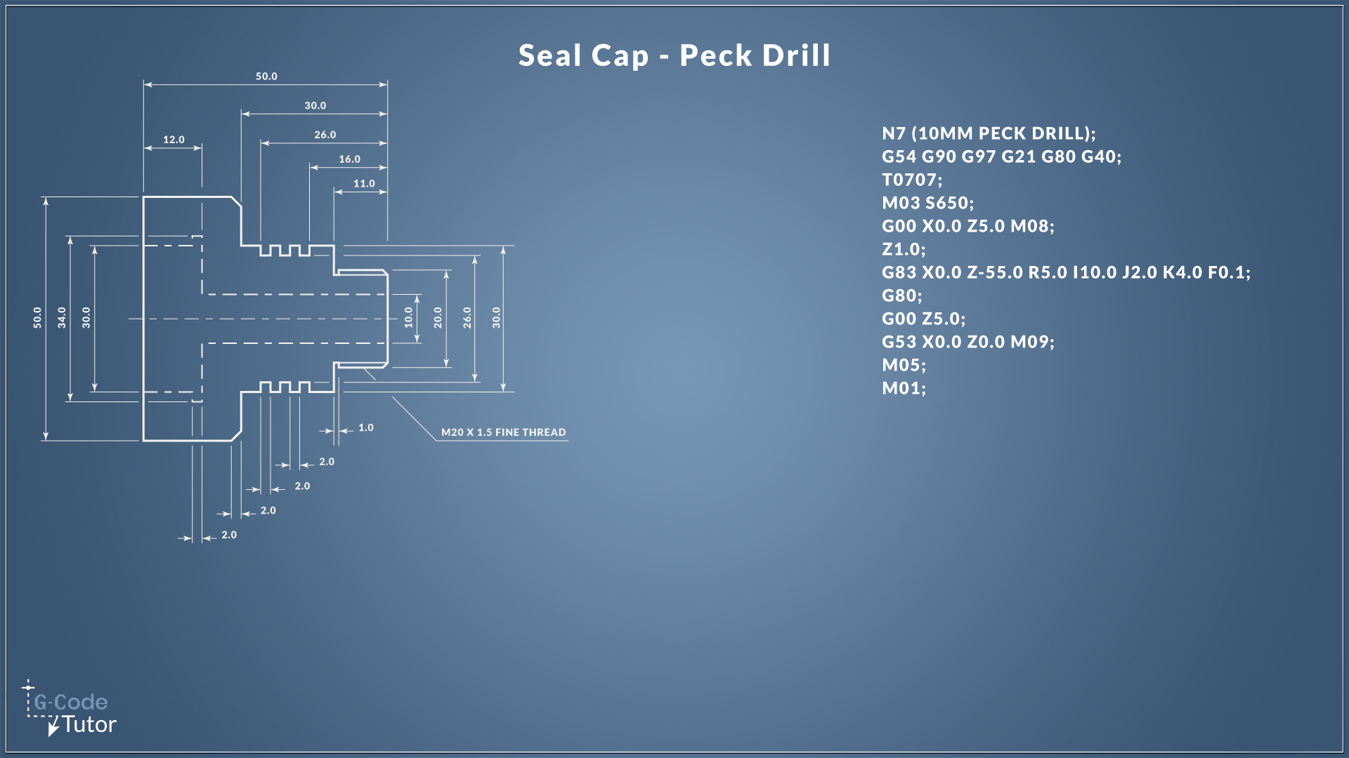 Seal Cap G-Code handout