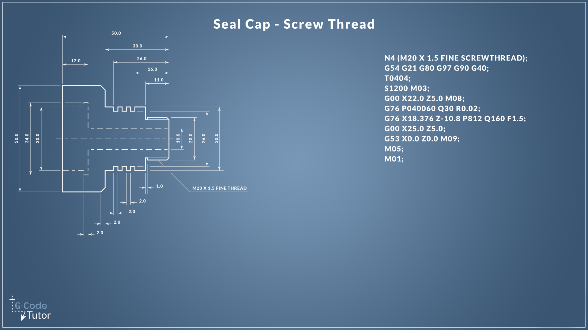 Seal Cap G-Code handout